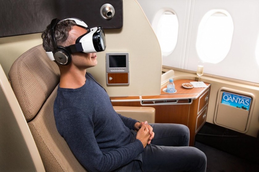 qantas samsung gear VR - Realite Virtuelle