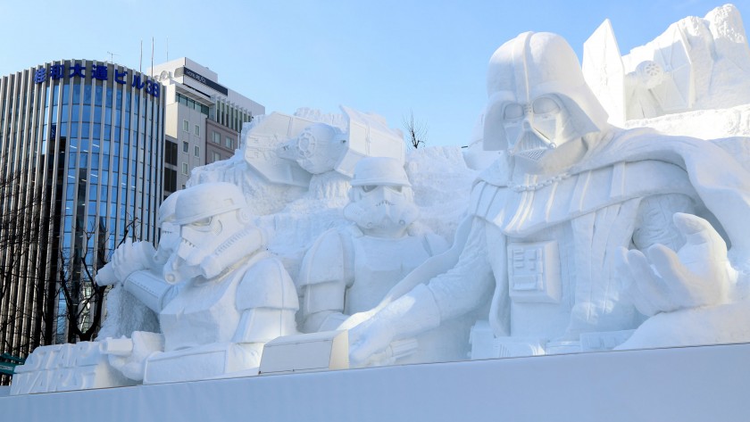 sculpture Star Wars - Festival de Sapporo