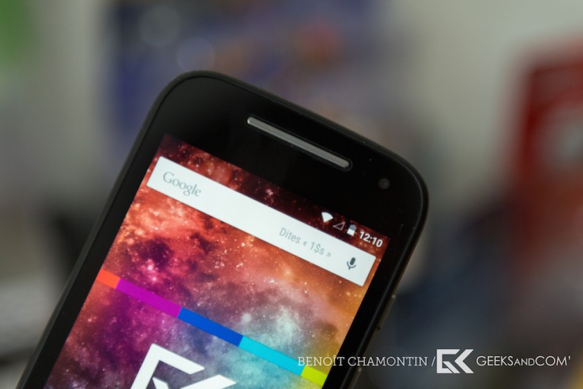 Nouveau Moto E 4G LTE - Motorola - Test Geeks and Com - Google Now