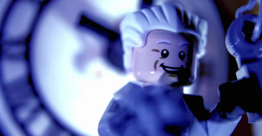 Retour vers le futur - Macro lego universe - Scene Horloge
