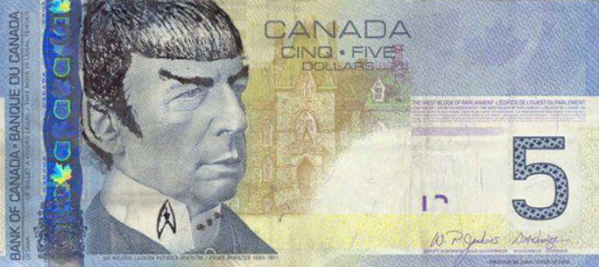 Spock Your Five - 5 dollars Canada