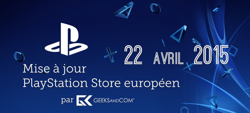 MaJ PS Store 22 avril 2015