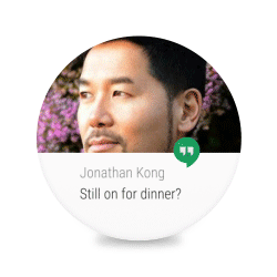 Reponse emojis Android Wear