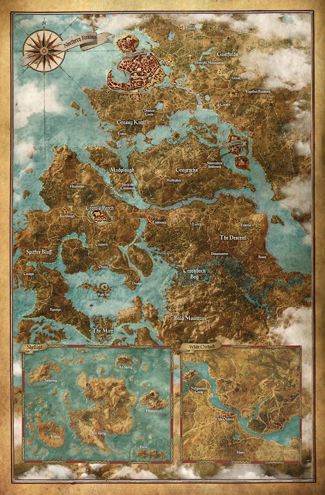 The Witcher 3 Wild Hunt - Carte Complete