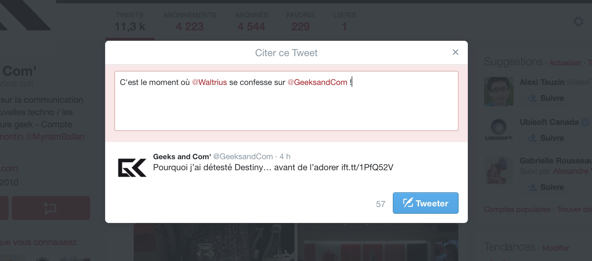 Twitter - Nouveau Retweet Citer Ce Tweet