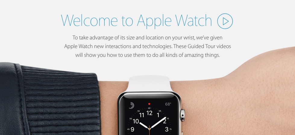 Welcome to Apple Watch Guided Tour