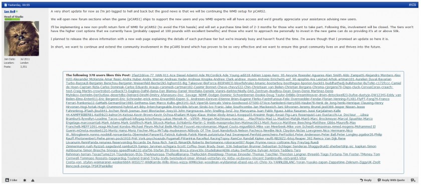 project cars 2 -confirmed - forums World Mass Development (WMD)