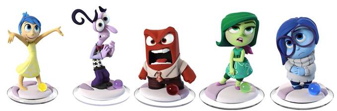 Personnages Emotions Vice Versa Disney Infinity