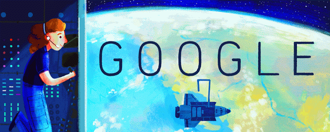Sally Ride - Google Doodle