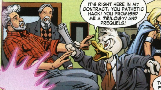 Howard The Duck and George Lucas Comics