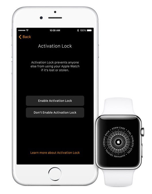Activation Lock - watchOS 2 - Apple Watch