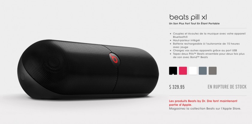 Beats Rappel Apple
