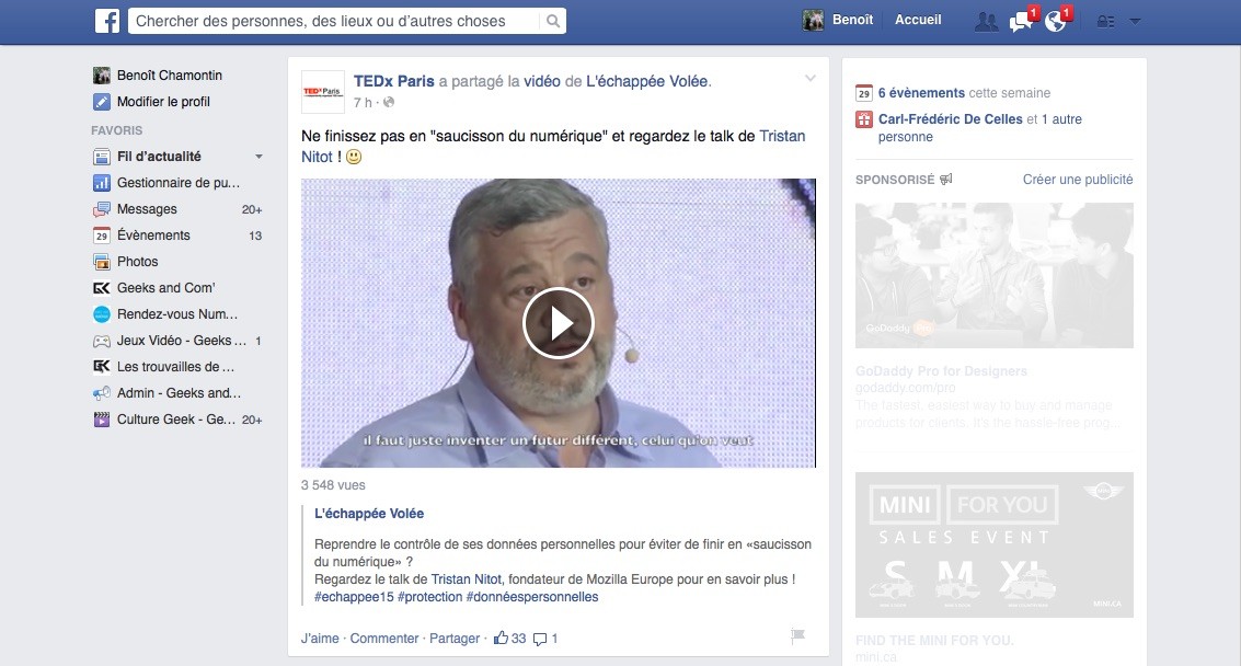 Facebook Video - Fil actualite