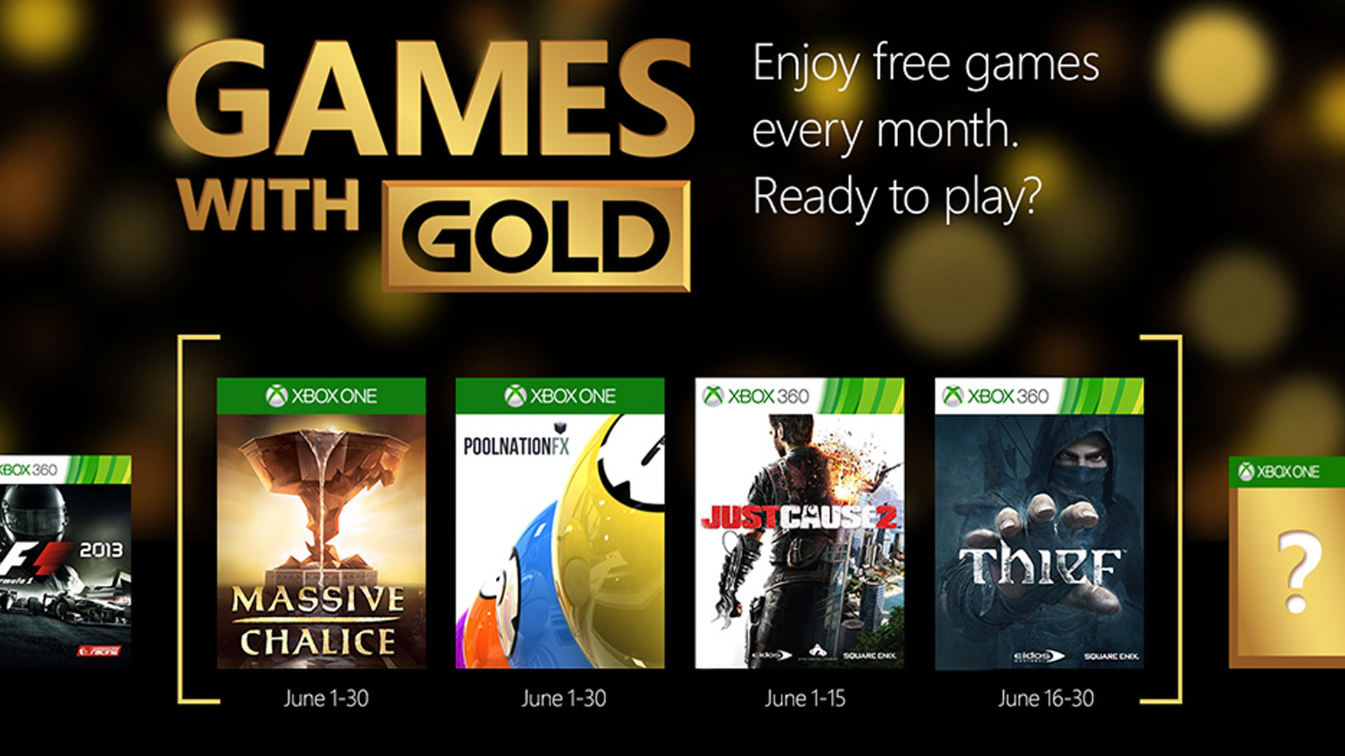 Games With Gold Juin 2015