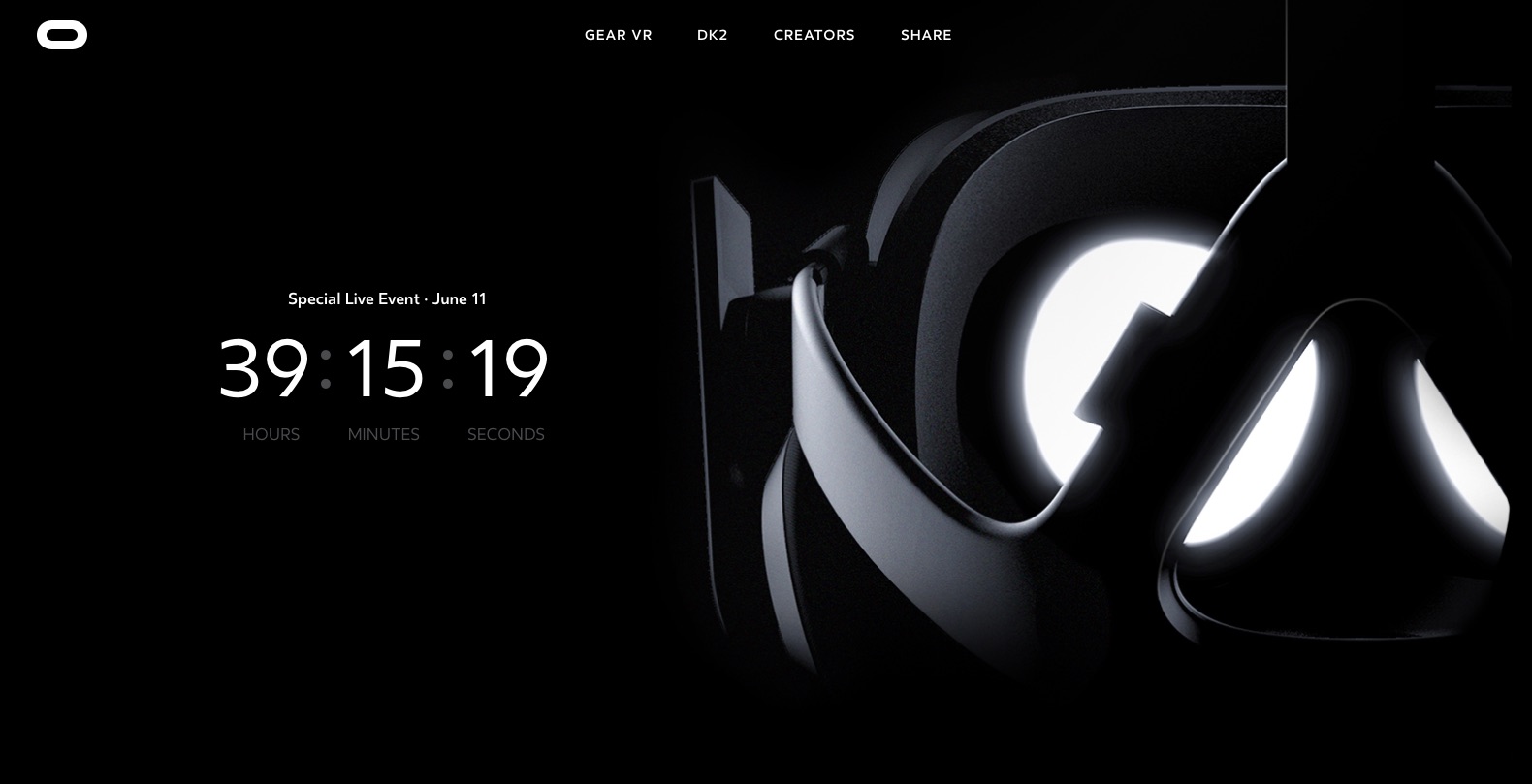 Nouveau Branding - Site Web E3 2015 - OculusVR