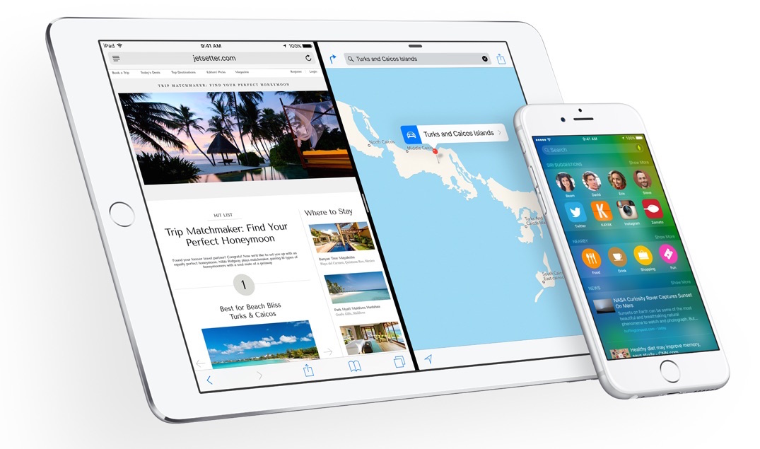 Apple iOS 9 Preview - iPad iPhone