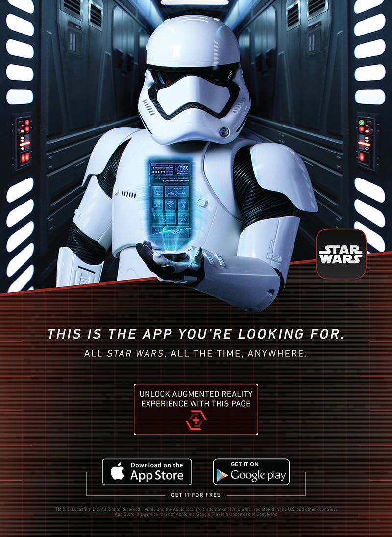 Application Mobile Star Wars - Disney Lucasfilm - iOS Android