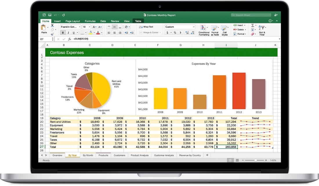 Office 2016 for Mac - Excel
