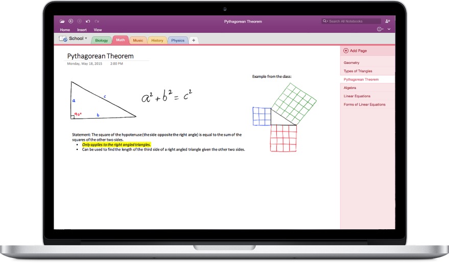Office 2016 for Mac - OneNote