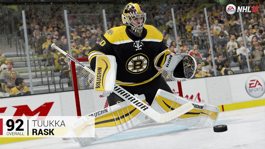 4. TUUKKA RASK – BOSTON BRUINS - NHL 16