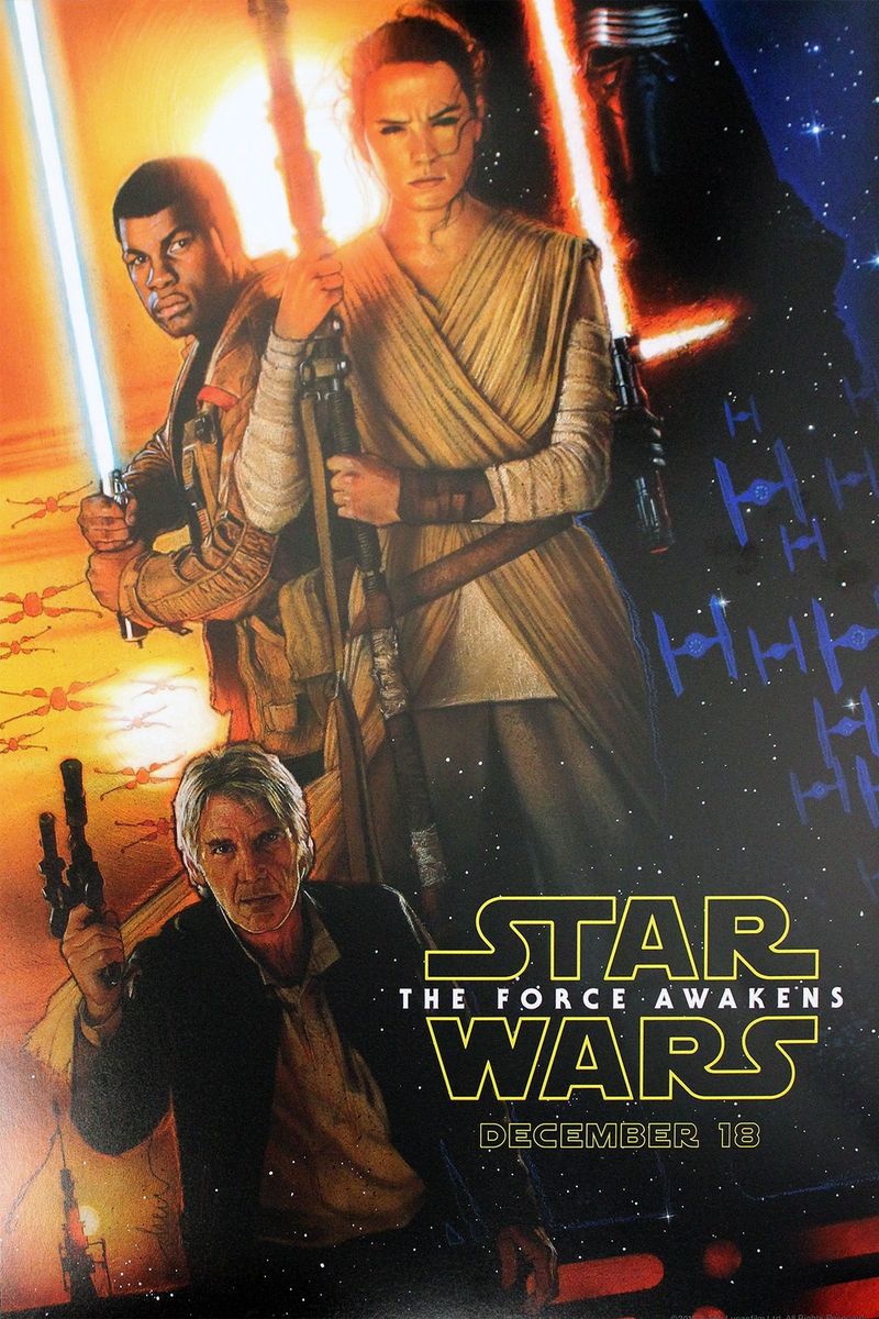 Affiche Star Wars The Force Awakens - D23