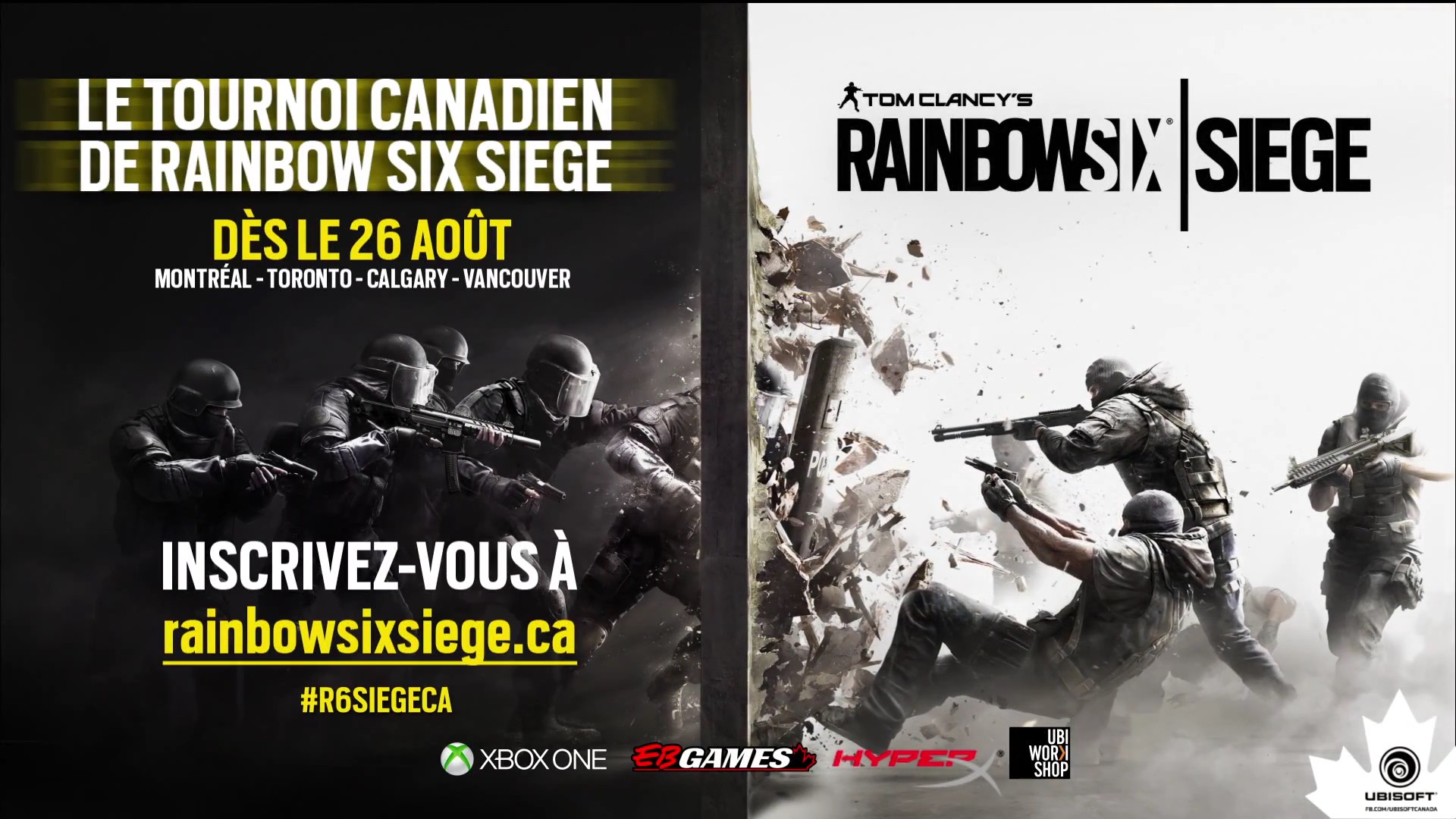 Tournoi Canada Tom Clancys Rainbow Six Siege - Ubisoft