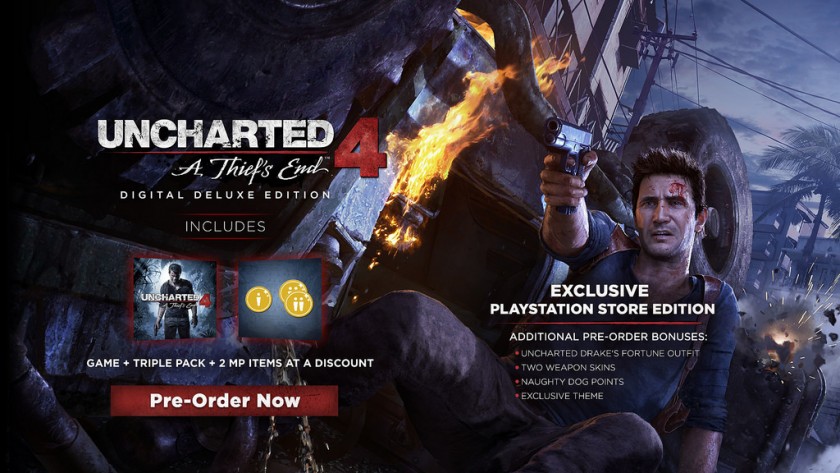 Uncharted 4 A Thief End Digital Deluxe Edition