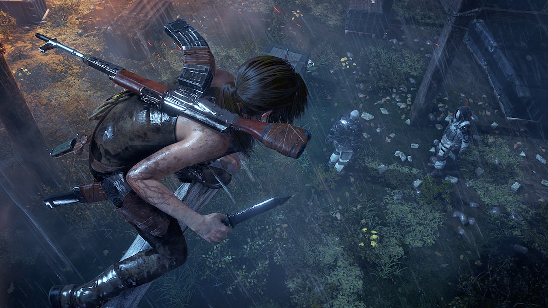 rise of the tomb raider stealth gameplay