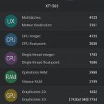 Affichage des résultats Antutu pour le Moto X Play
