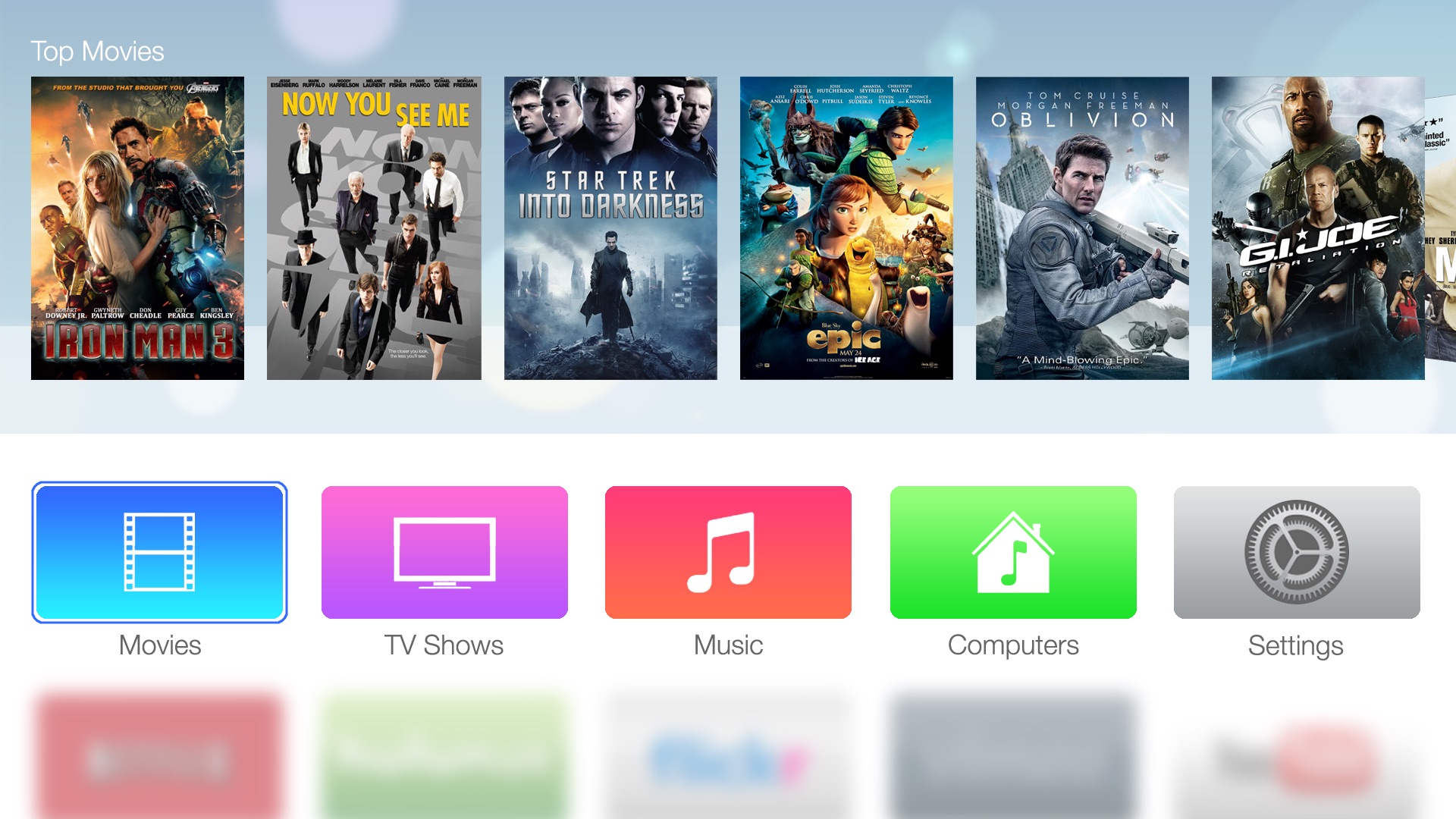 Apple TV Interface iOS Rumeur 2015