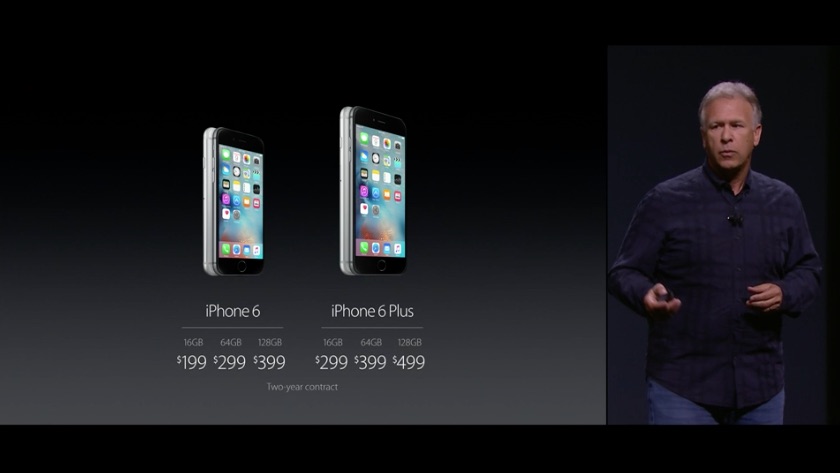 Apple - iPhone 6S et 6S Plus - Prix