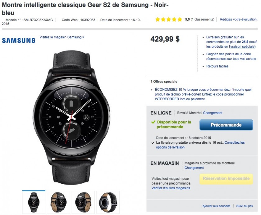 Gear S2 Classic BestBuy