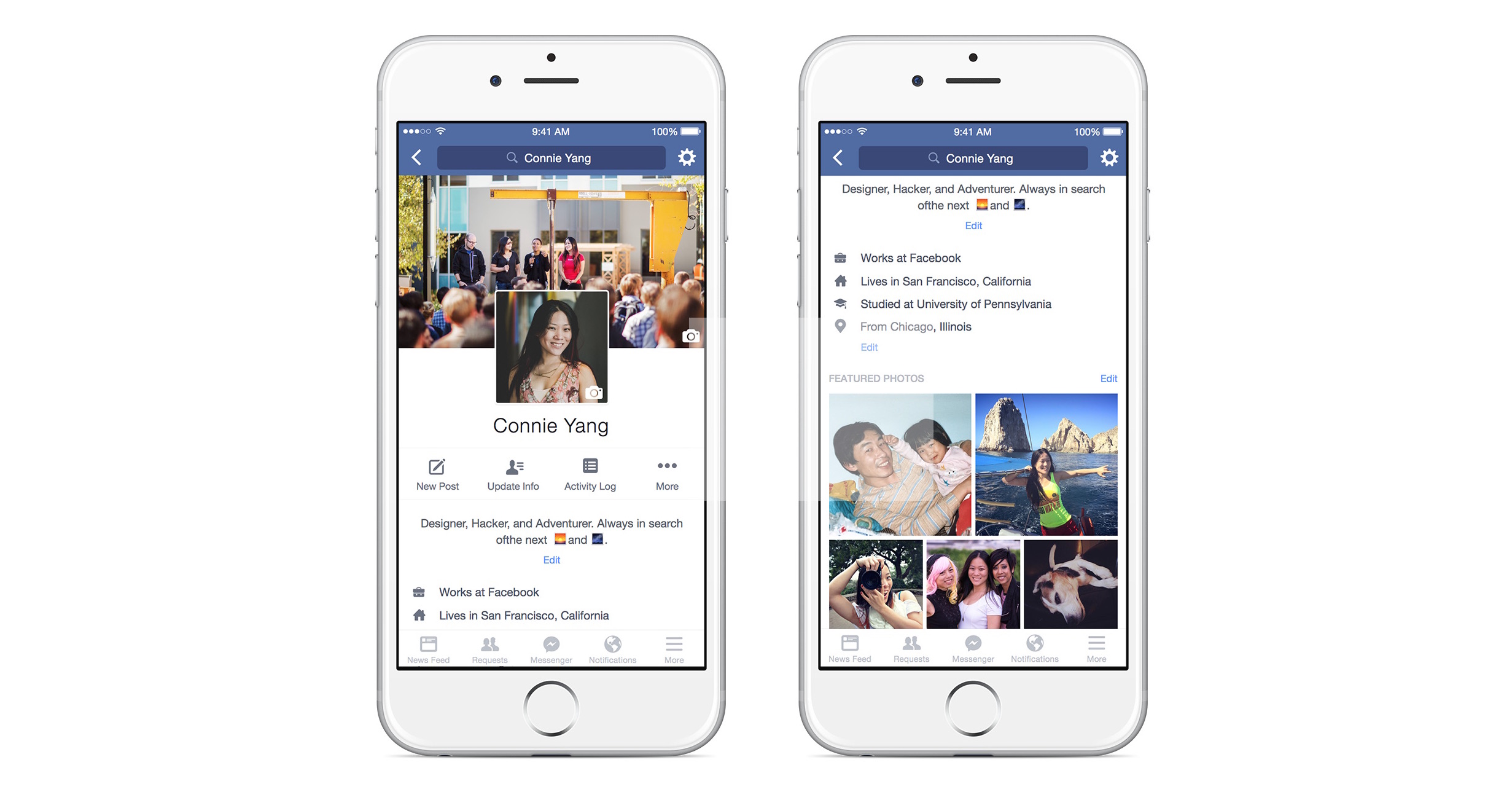 Nouveau Profil Mobile 1 - Facebook 2015