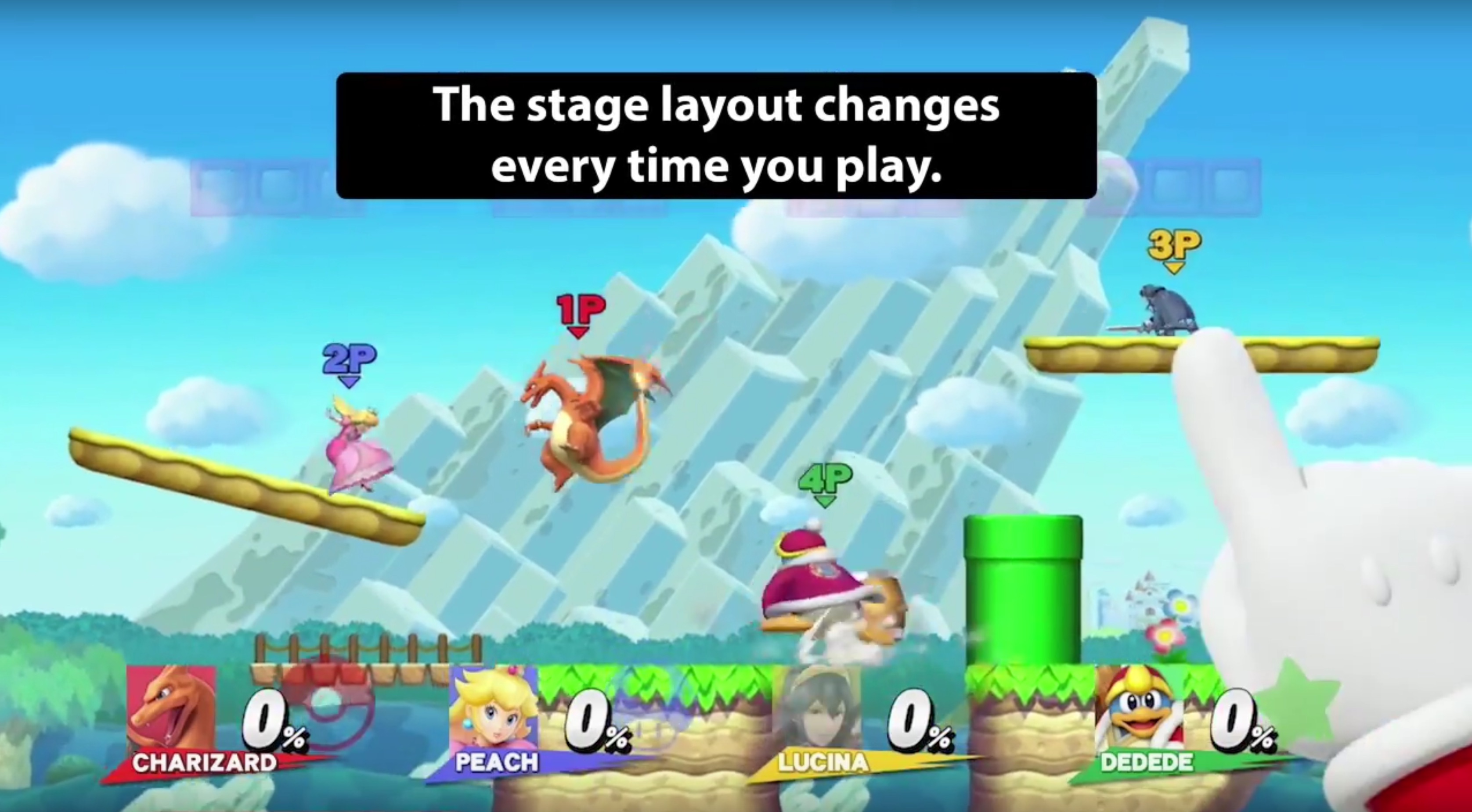 Stage Super Mario Maker Super Smash Bros Wii U et Nintendo 3DS