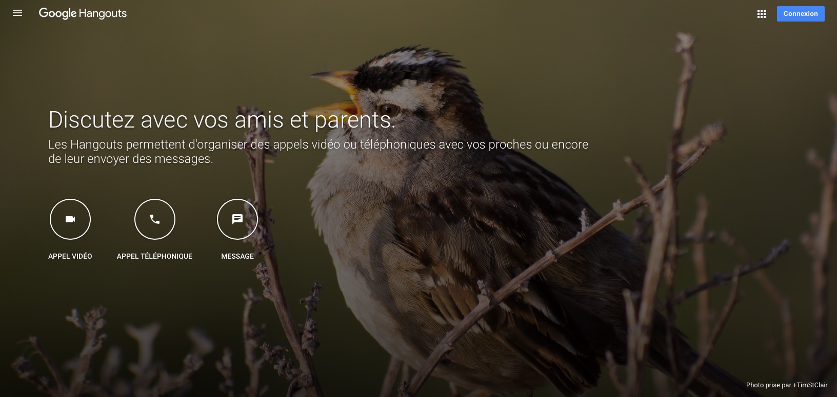 Google Hangout - Website