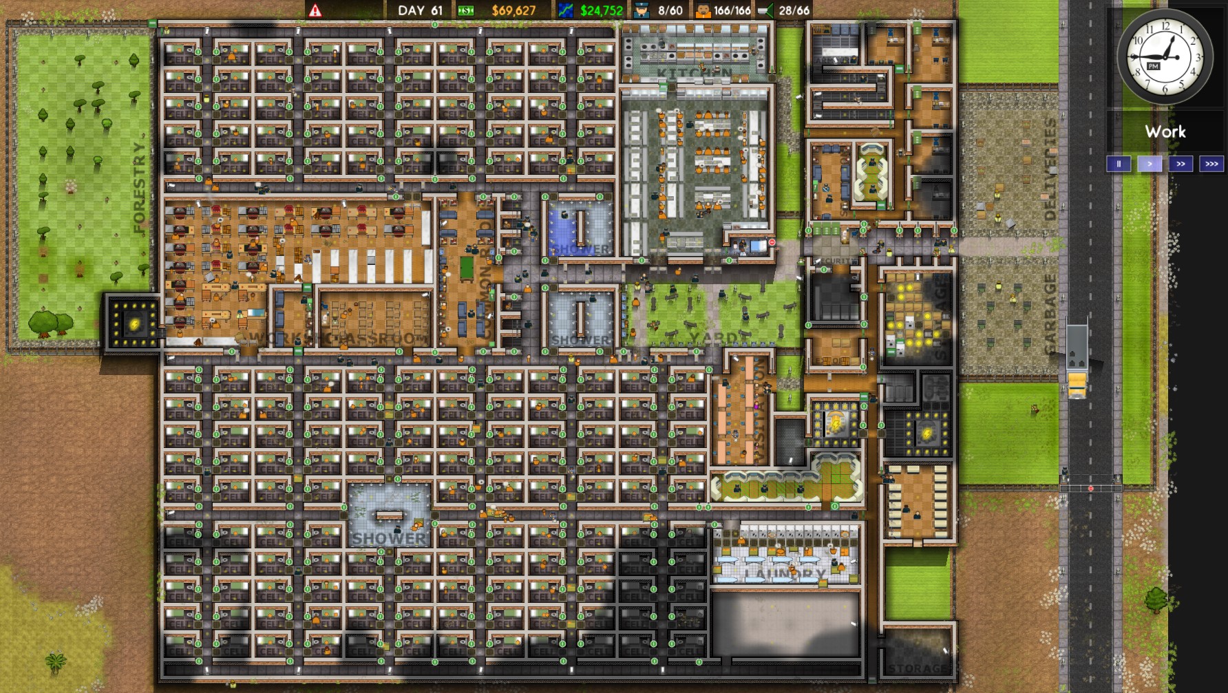 prison architect best cell layout