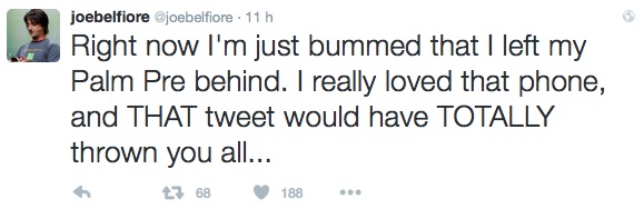 Tweet Joe Belfiore iPhone