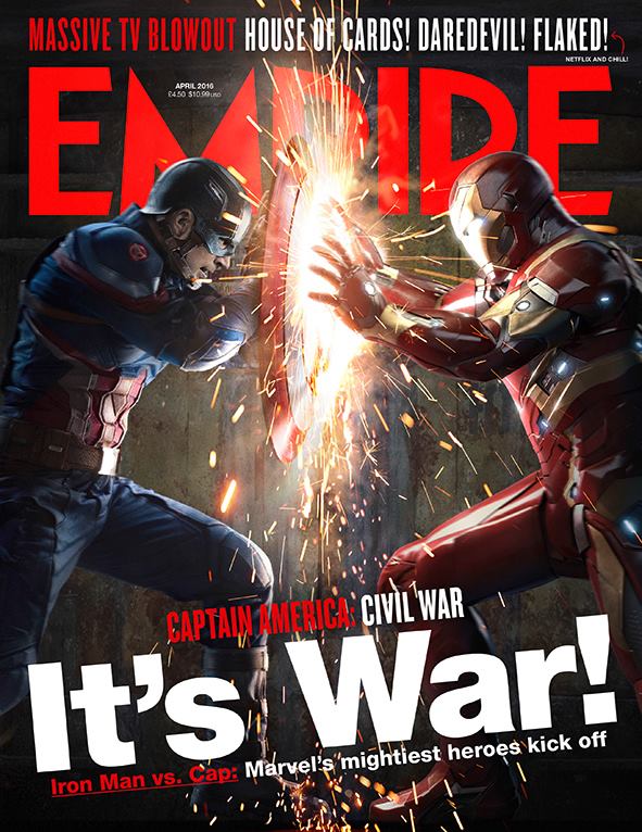 Civil War, Captain America Iron Man Empire Magazine