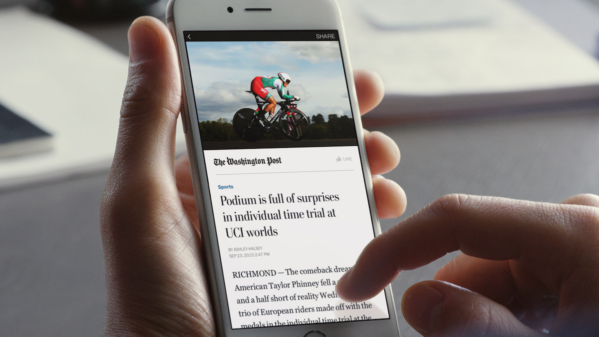 Facebook Instant Articles - The Washington Post