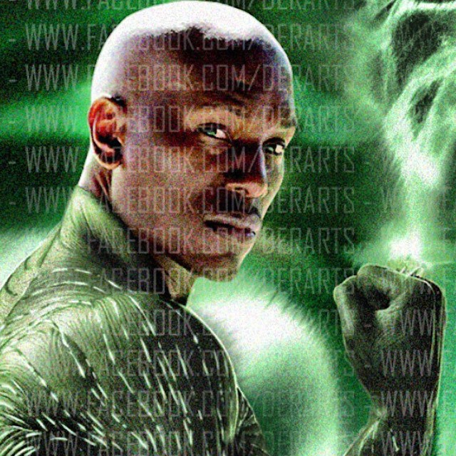 TYRESE GIBSON GREEN LANTERN FAN ART