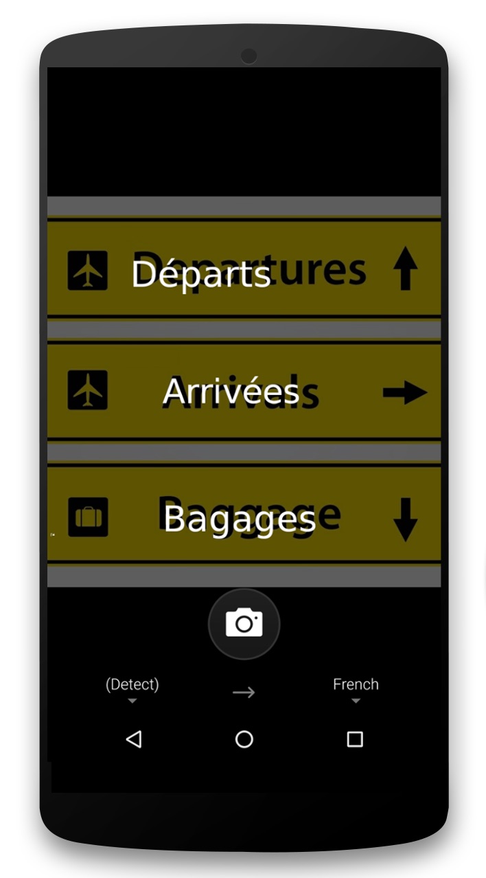 Microsoft Translator App - Reconnaissance Image - Android