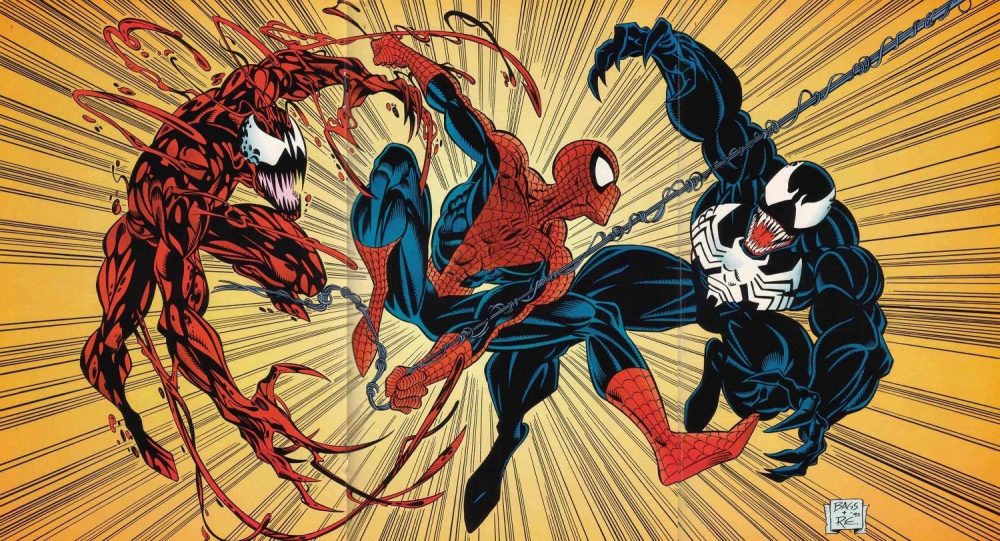 Spider Man vs Venom and Carnage