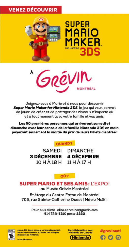 Événement Super Mario Maker 3DS