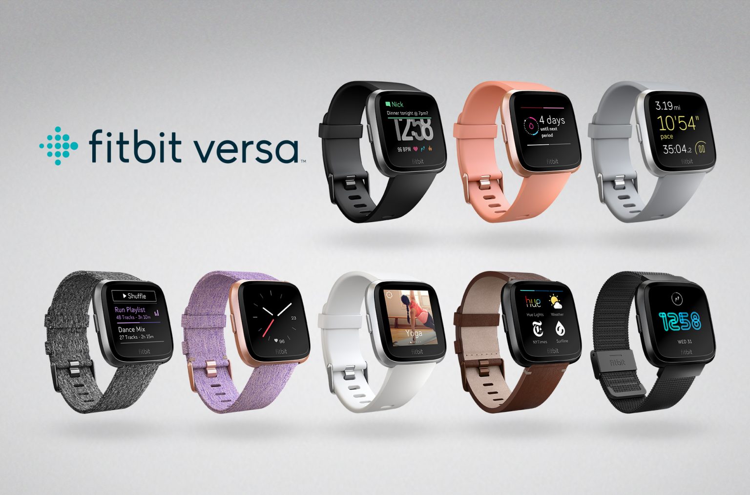 La Fitbit Versa, nouvelle montre connectée santé et fitness – Geeks and