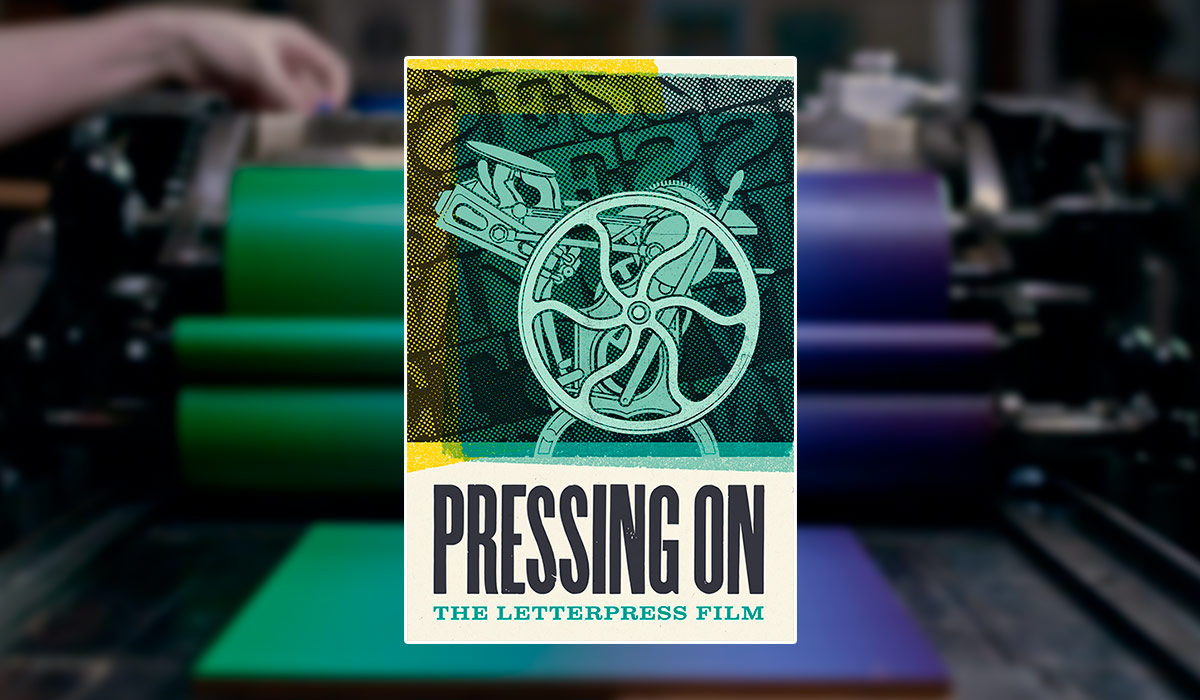 Pressing On The Letterpress Film