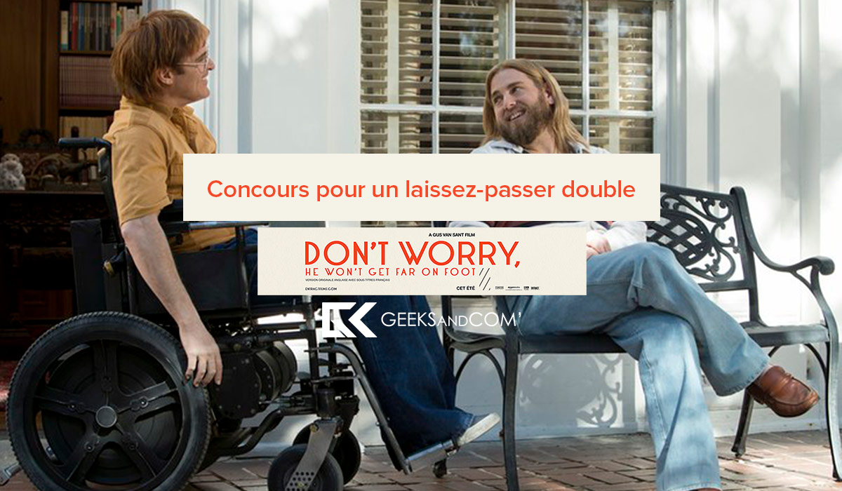 DON'T WORRY, HE WON'T GET FAR ON FOOT