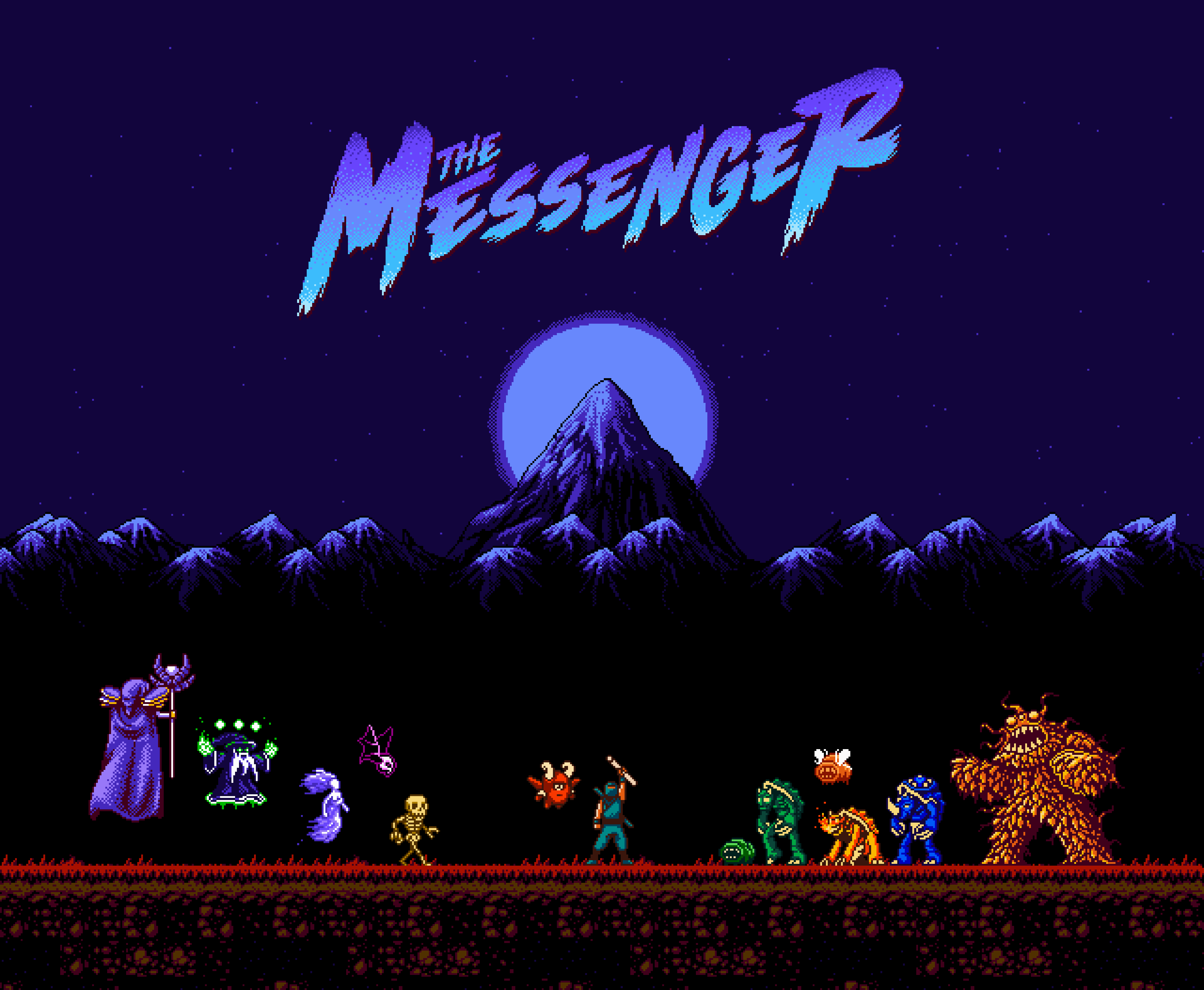 The messenger игра. The Messenger игра арты. The Messenger (2018). The Messenger Вики.