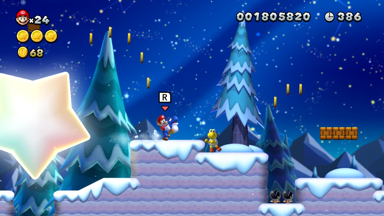 New Super Mario Bros. U Deluxe - Neige