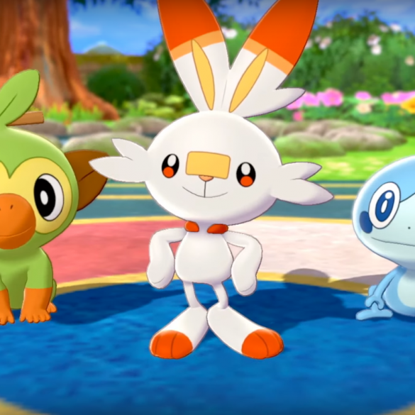 Three starters Pokémon
