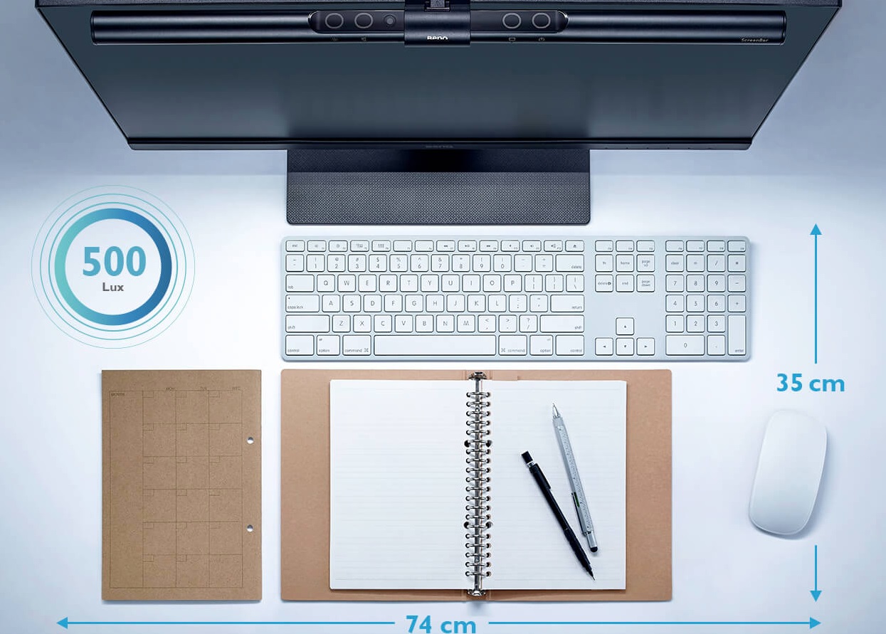 Screenbar Dimensions